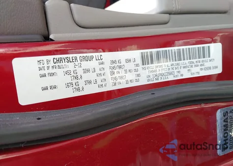 2012 Jeep Grand Cherokee Laredo z USA, uszkodzony, nr VIN 1C4RJFAGXCC256023